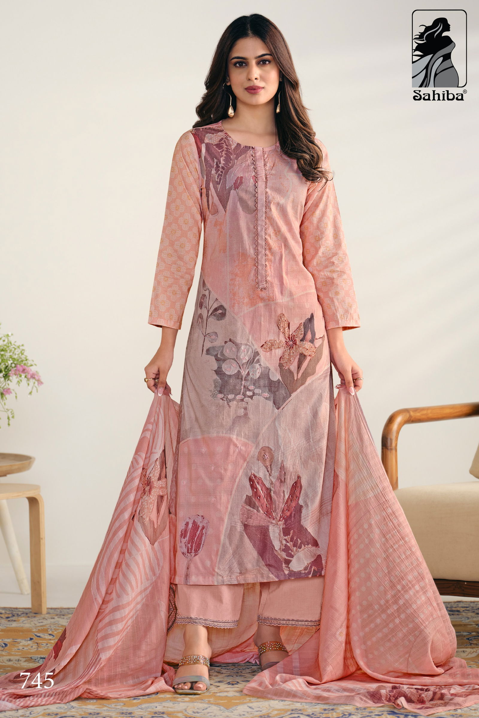 Aashima By Sahiba Pure Cotton Digital Printed Dress Material Wholesale Online
